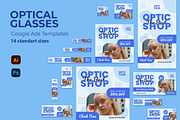 Optical Glasses Google Ads Banner, a Marketing Template by kerismaker (Thumbnail 1 of 4)
