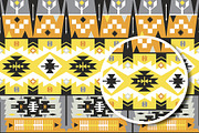 Geometric Boho Aztec Patterns, a Pattern Graphic by tomuato (Thumbnail 3 of 4)