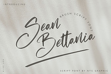 Sean Bettania - Brush Script Font