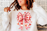 Valentines Day Coquette Bow PNG, an Illustration by SinaCreation (Thumbnail 9 of 11)