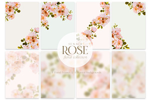 Summer Wild Rose Pink Florals