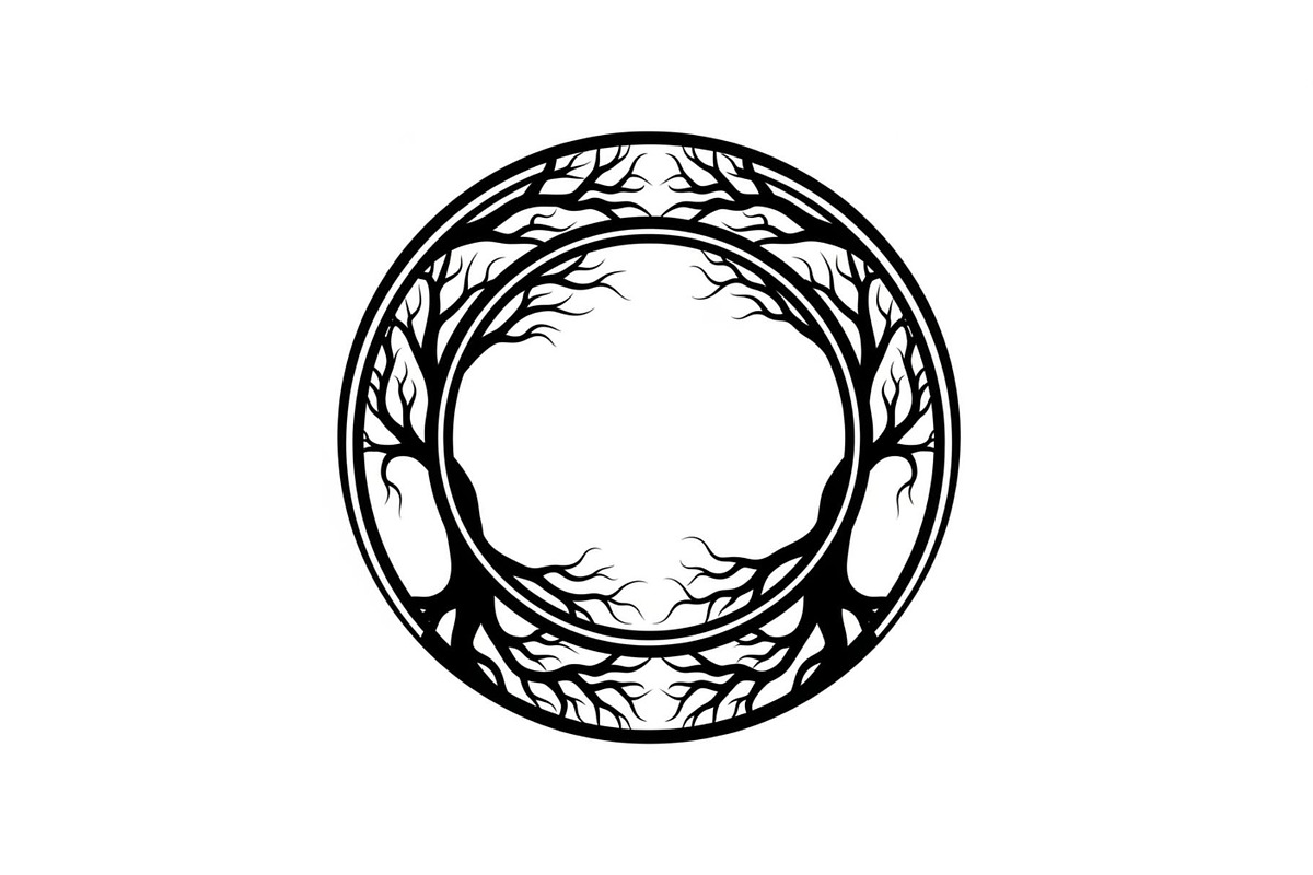 Tree of Life Circle Frame Bundle, an Illustration by Gaye Art (Photo 33 of 51)
