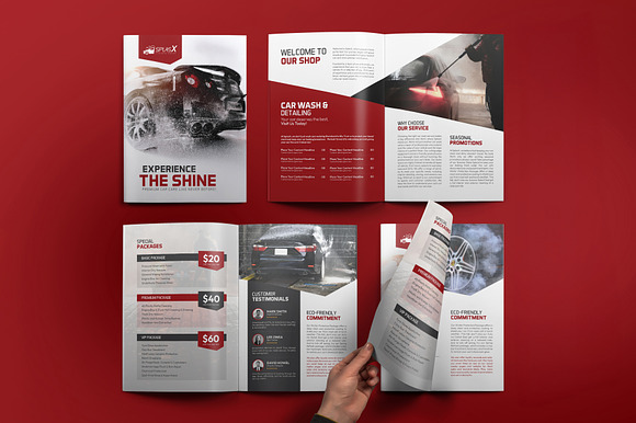 Car Wash Catalog Template preview 7