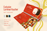 Luminae Fragrance - Gift Voucher, a Card Template by VUNIRA (Thumbnail 1 of 3)