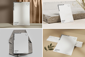 Minimal A4 Paper Mockups