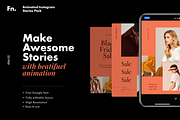 FN Animated Instagram Stories Pack, a Social Media Template by Simple and Nice (Thumbnail 2 of 11)