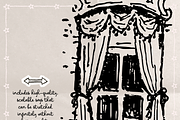 Las Posadas Clipart, Nativity Scene, a Seasonal Illustration by The October Creative (Thumbnail 3 of 13)