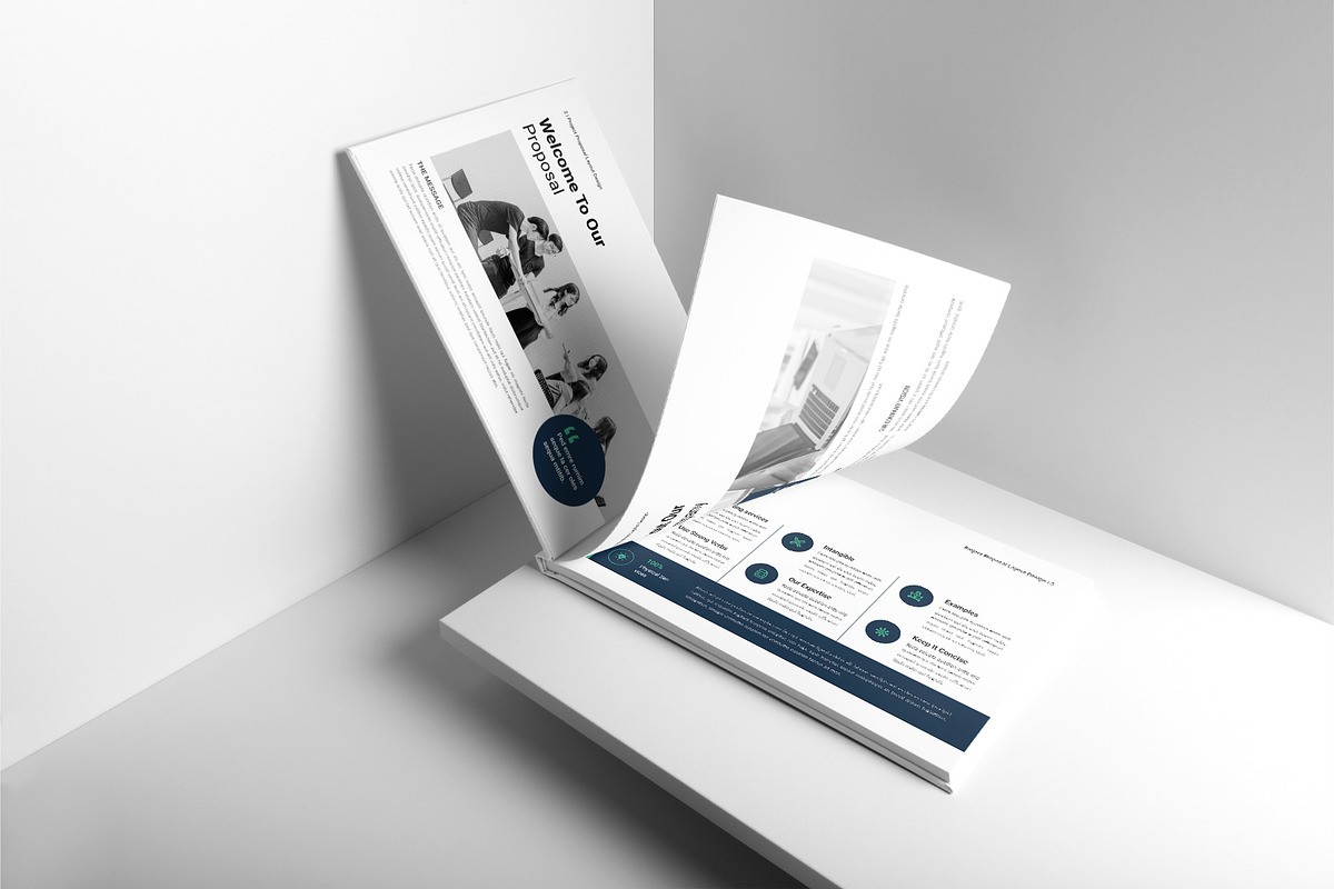 Project Proposal Template Landscape, a Brochure Template by DesignCrest (Photo 7 of 14)