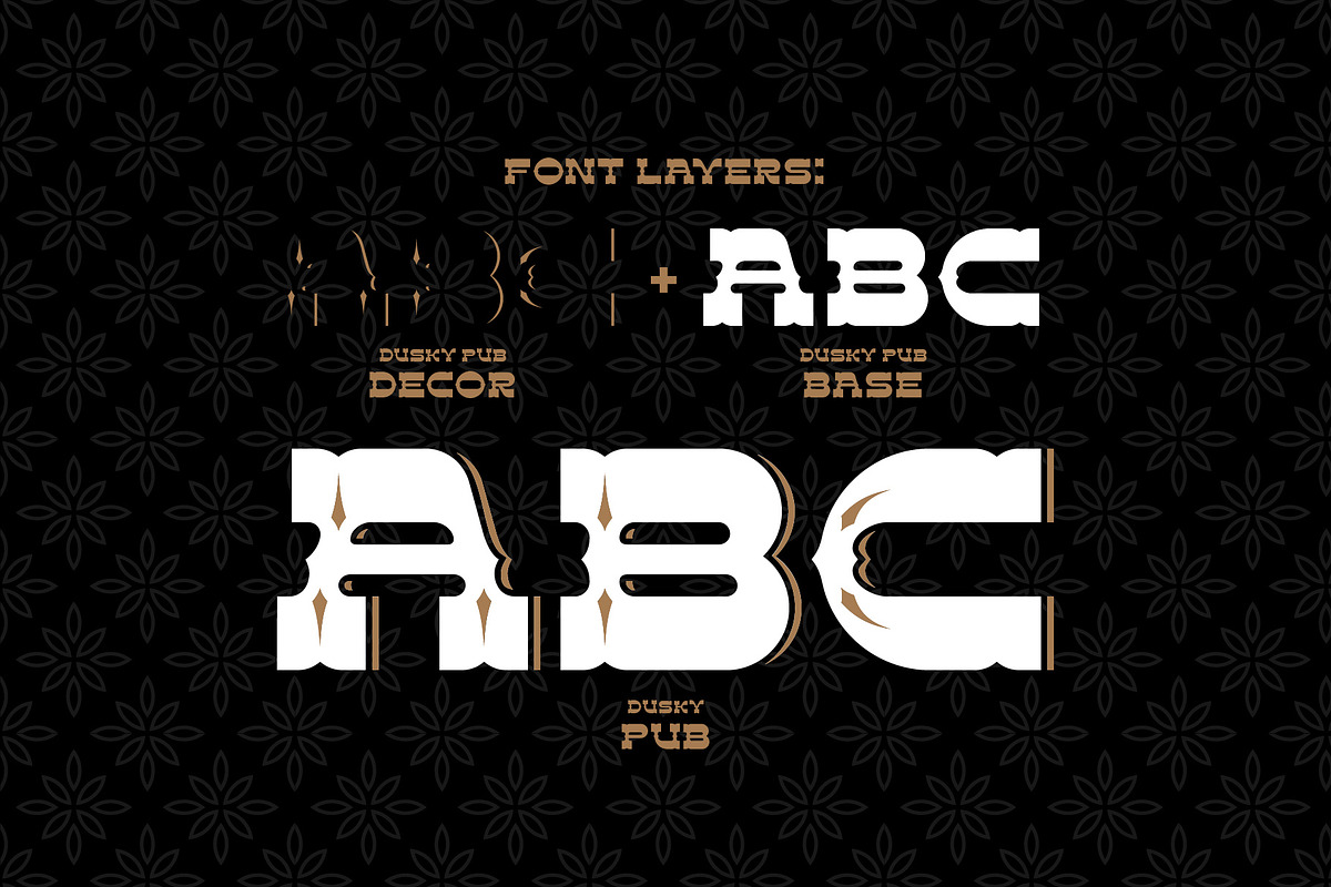 Dusky Fonts BUNDLE!, a Slab Serif Font by Gleb Guralnyk (Photo 8 of 13)