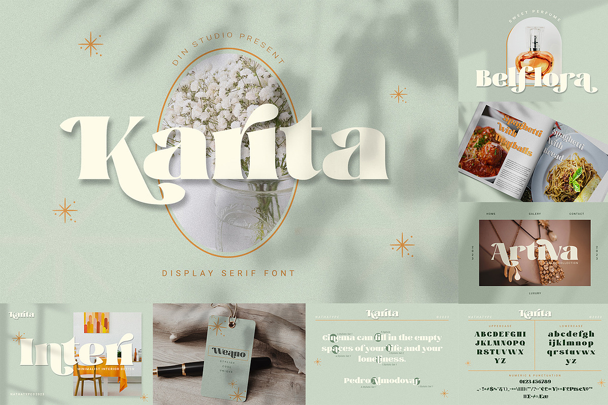 Modern Display Font Bundle 6, a Script Font by Nathatype (Photo 7 of 10)