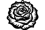 Flaming Rose Floral Ornament Vector, a Decorative Illustration by Designer_Momina (Thumbnail 15 of 21)