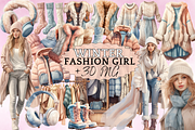 Winter Fashion Girl Clipart, an Object Illustration by Digital Xpress (Thumbnail 1 of 5)