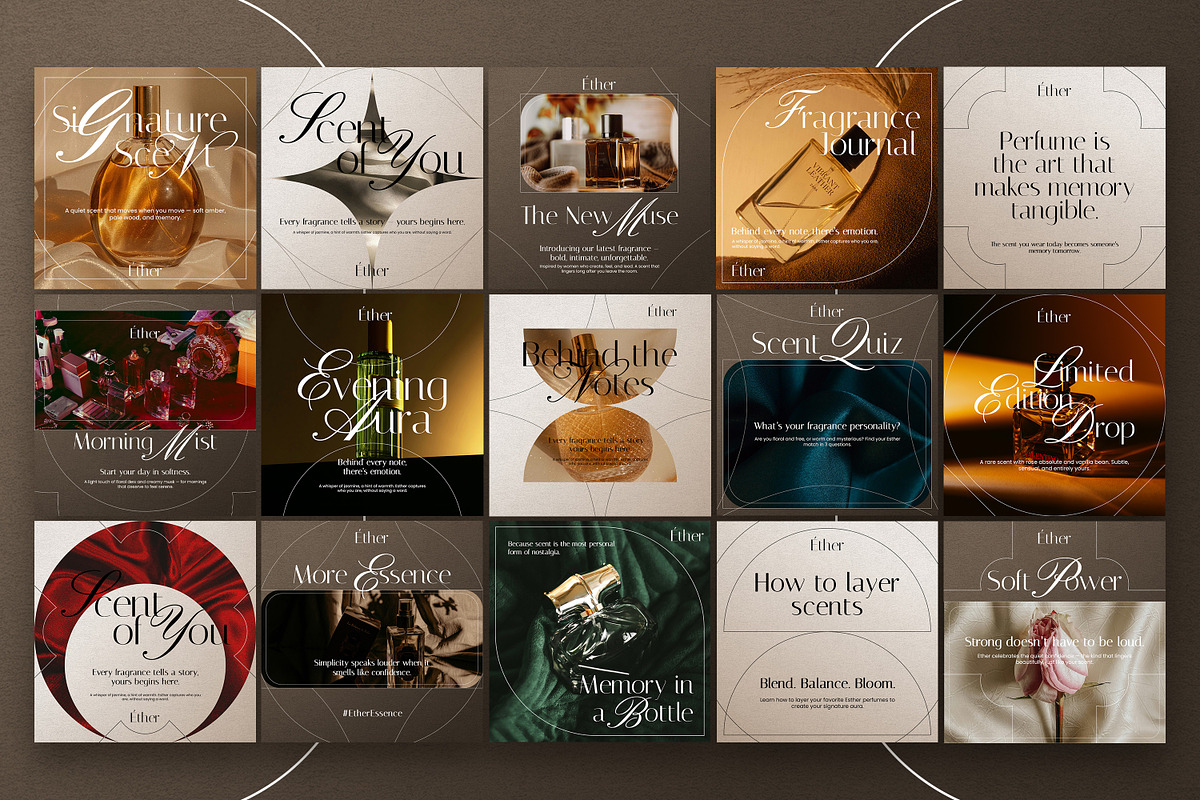 Ether Parfume Instagram Pack, a Social Media Template by Nenjo Studio (Photo 5 of 5)