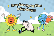 Playful Retro Spring — Character Set, an Object Graphic by Invisual Studio (Thumbnail 10 of 10)