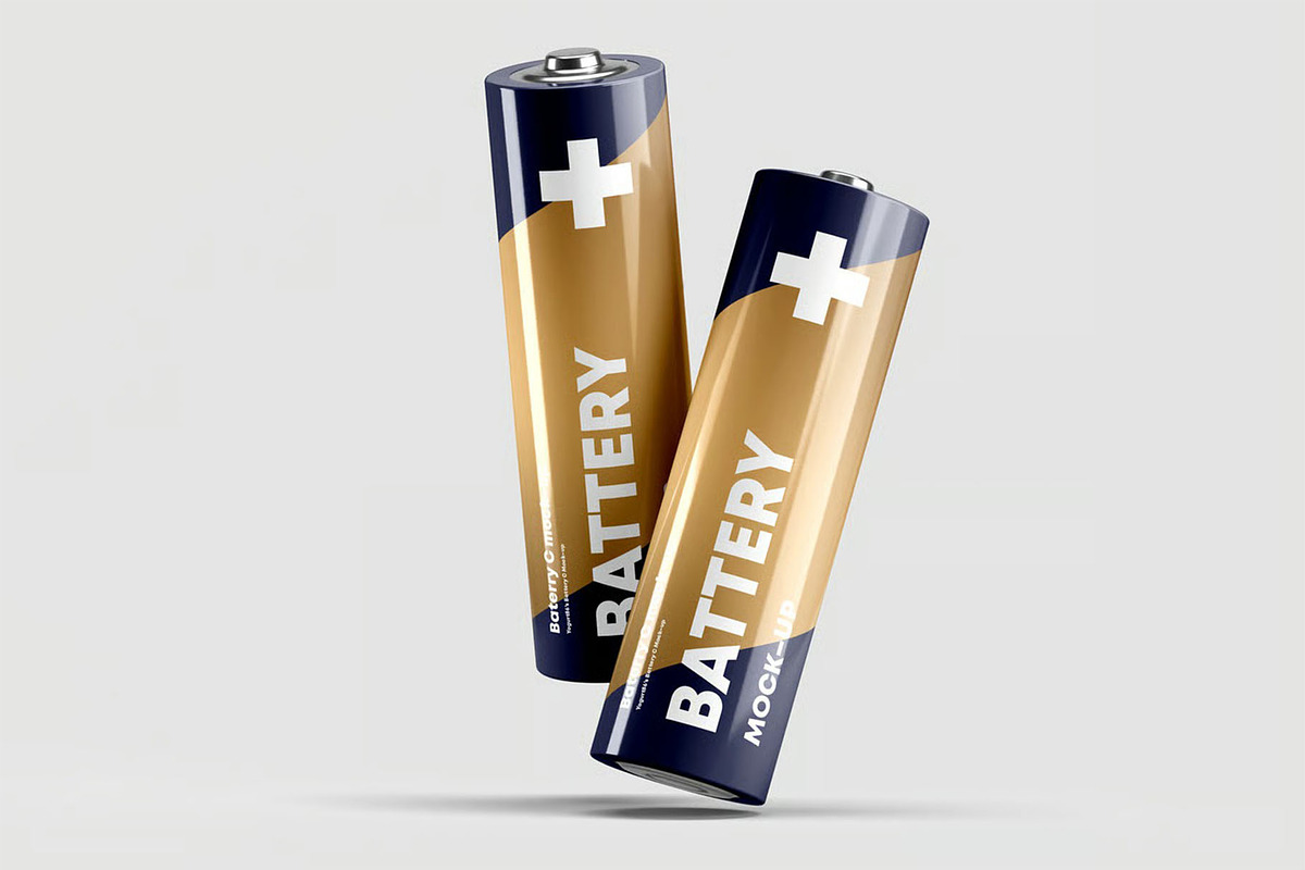 Battery AA Mock-up, a Product Mockup by zippypixelstudio (Photo 6 of 9)