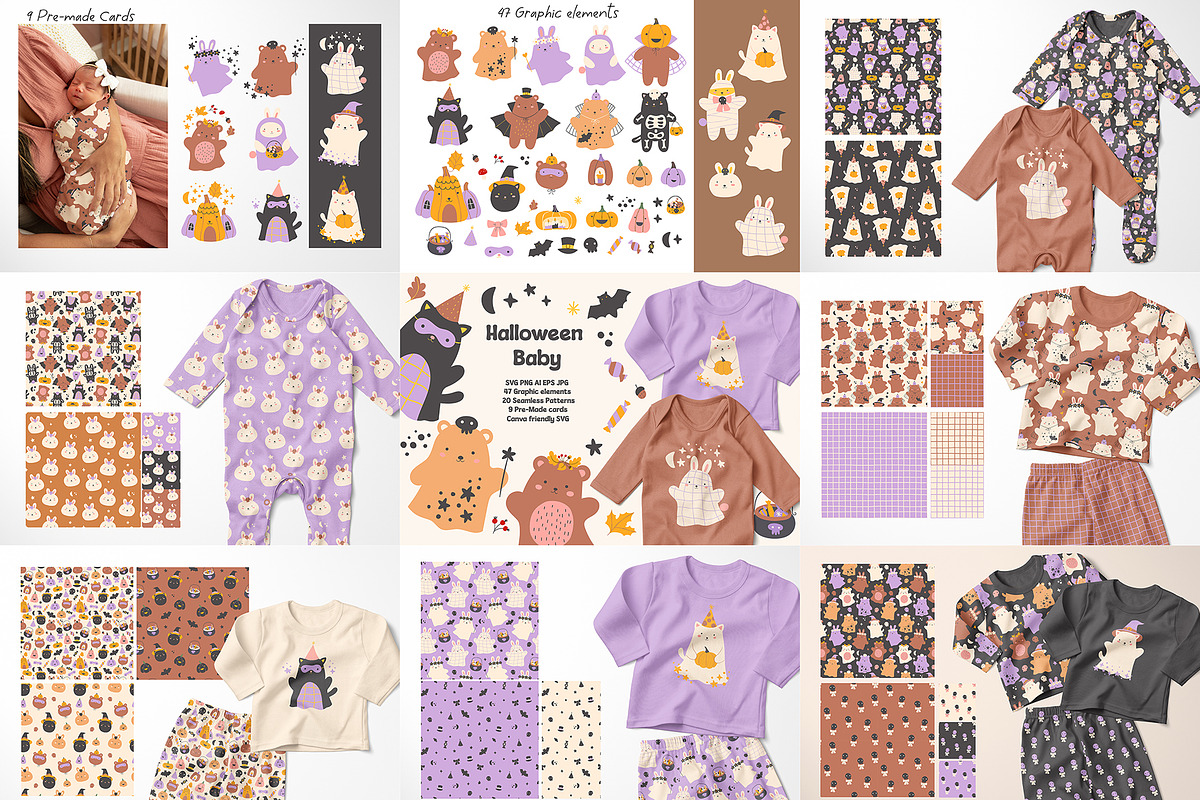 Whale shop bundle Baby animals, an Animal Illustration by OxanaTally (Photo 18 of 24)