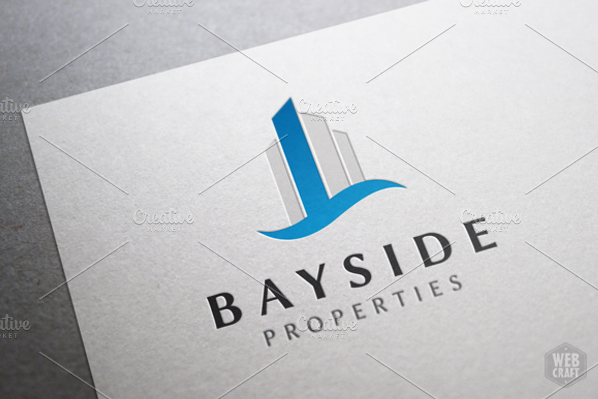 Bayside Real Estate Logo Template, a Branding & Logo Template by WebCraft (Photo 2 of 4)