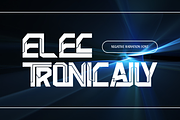 Negative Radiation - Techno Font, a Sans Serif Font by 177Studio (Thumbnail 4 of 8)