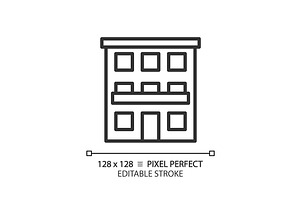 Condominium pixel perfect linear, an Icon by IMG Visuals