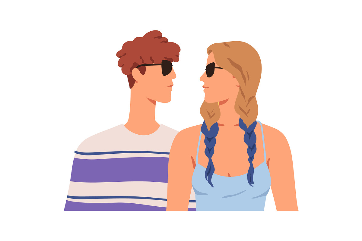 Diverse couples meeting set, a Person Illustration by Good Studio (Photo 16 of 16)