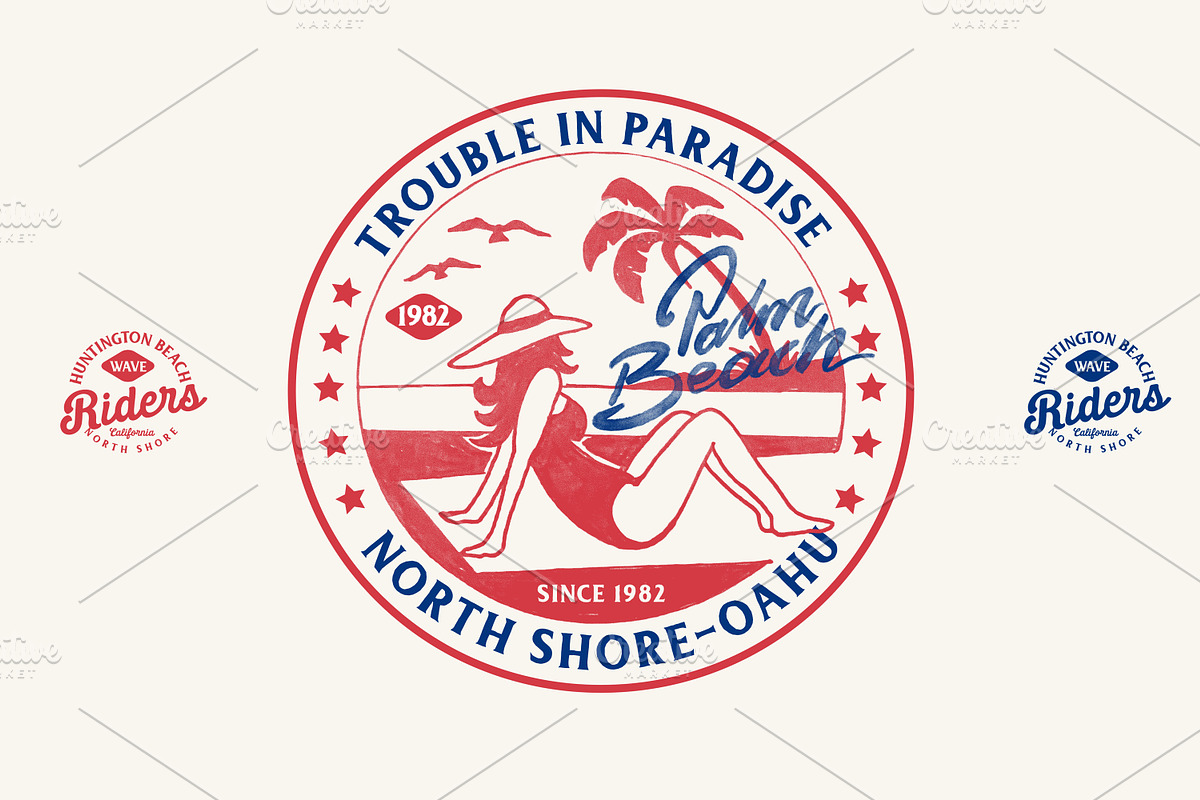 SURFING PARADISE 2, a Sport Illustration by Artistic & Unique (Photo 4 of 34)