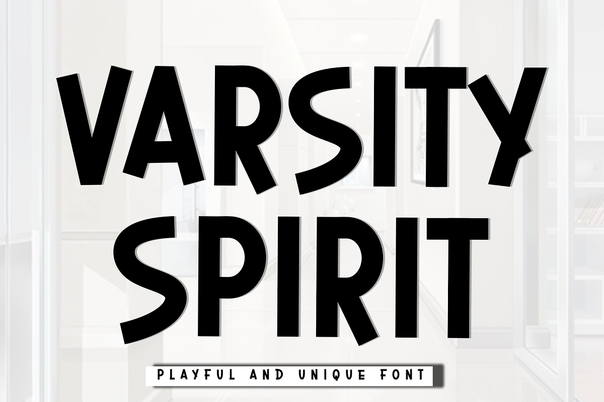Varsity Spirit, a Script Font by FreshTypeINK (Photo 1 of 8)
