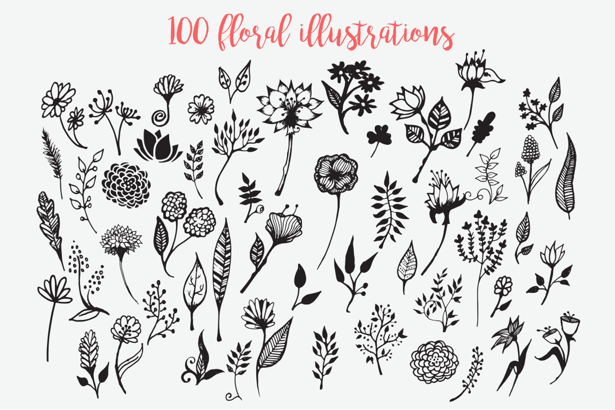 Big Hand Drawn Logo Kit, a Branding & Logo Template by Brandi Lea Designs (Photo 14 of 32)