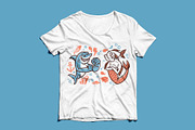 Set of underwater elements, an Animal Illustration by gunaonedesign (Thumbnail 4 of 6)