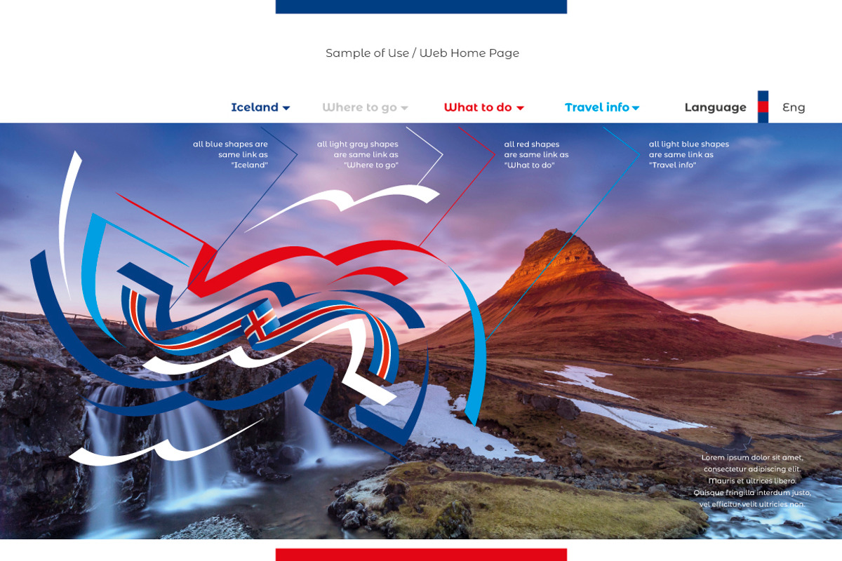 Iceland flag ribbon vector, a Templates & Theme by Simbos (Photo 8 of 9)