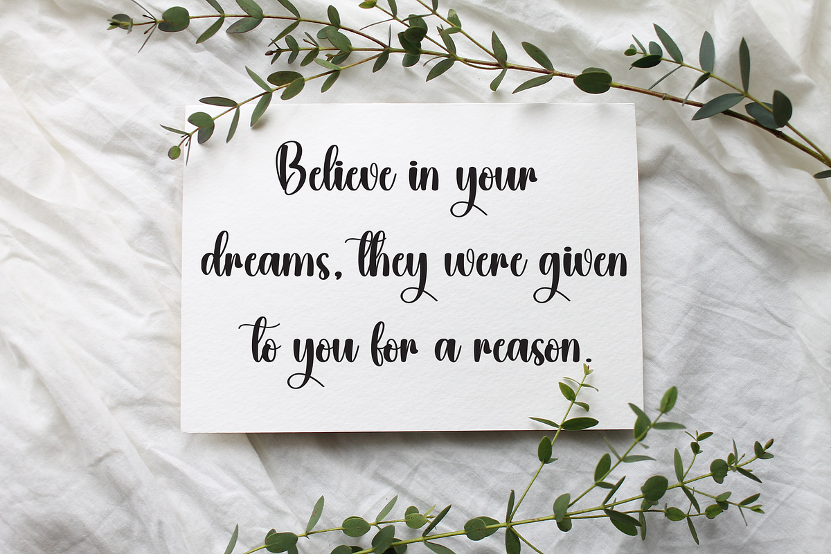 Wednesday | Script Font, a Handwritten Font by Scratchones (Photo 2 of 8)