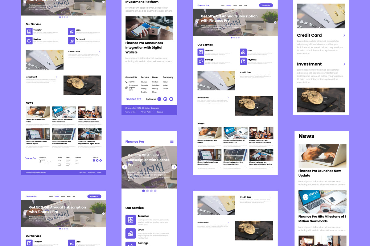 Finance Pro - Banking Landing Page 2, a Landing Page Template by twinstd (Photo 4 of 5)