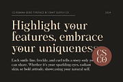 CS Romina – Elegant Font, a Serif Font by Craft Supply Co. (Thumbnail 2 of 8)