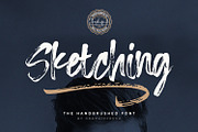 Sketching - The Handbrushed Typeface, a Script Font by Graphicfresh (Thumbnail 10 of 10)