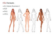 Female Fashion Pose Library, a Person Illustration by Shorena Fashion Draws (Thumbnail 9 of 12)