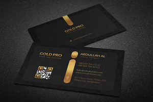 Gold Pro Business Cards