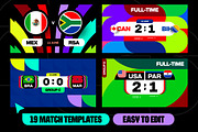 World Cup 2026 Figma Graphics Pack, a Sport Illustration by Lunarts Studio (Thumbnail 5 of 11)