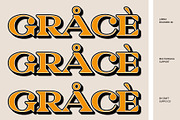 Lamna Rounded 3D, a Serif Font by Craft Supply Co. (Thumbnail 5 of 8)