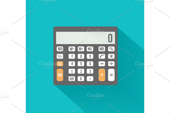 Calculator icon. Business concept preview 3