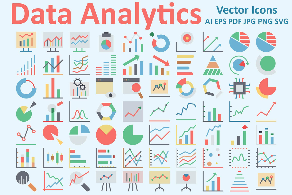 Comprehensive Data Analytics Icons., an Icon by Vector Portal (Photo 1 of 7)