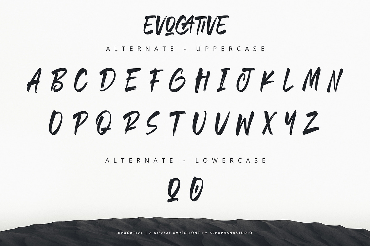 Evocative - Brush Font, a Script Font by Alpaprana (Photo 11 of 13)