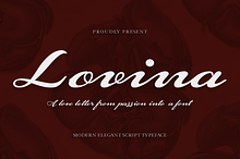CF Lovina - Beautiful Elegant Script