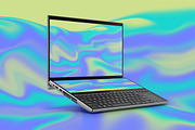 Lime Acid Gradients & Objects, a Texture Graphic by Julie&Taily (Thumbnail 7 of 21)