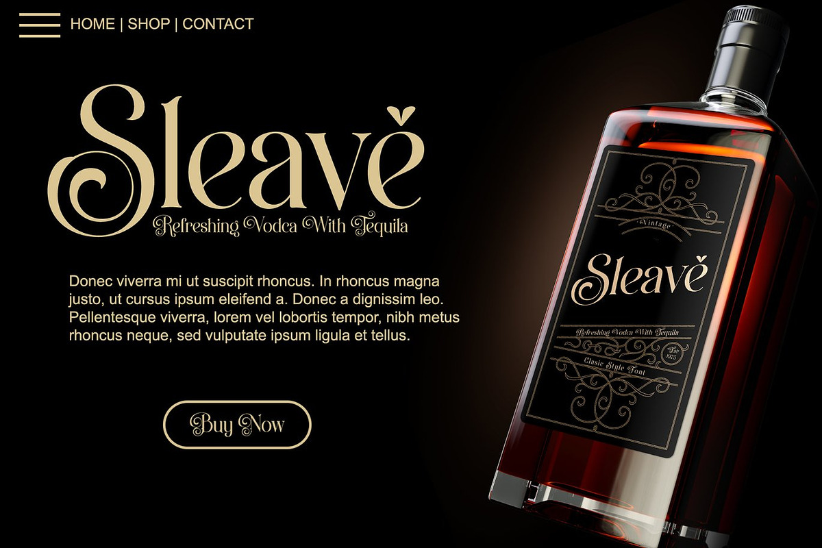 Madelyno - Vintage Serif, a Serif Font by Luna Shop (Photo 8 of 8)