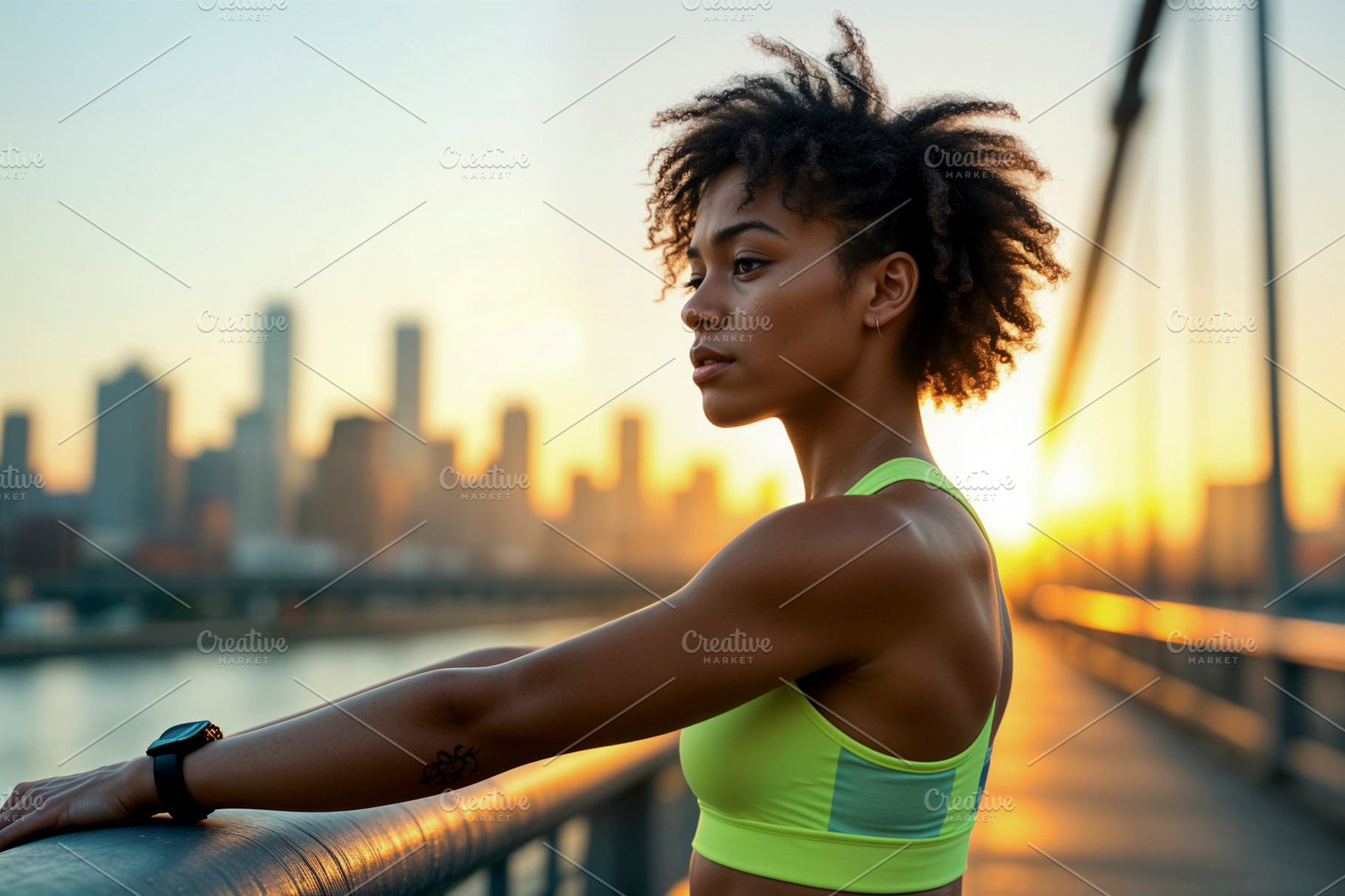 Determined nonbinary athlete, a Photo by rarrarorro