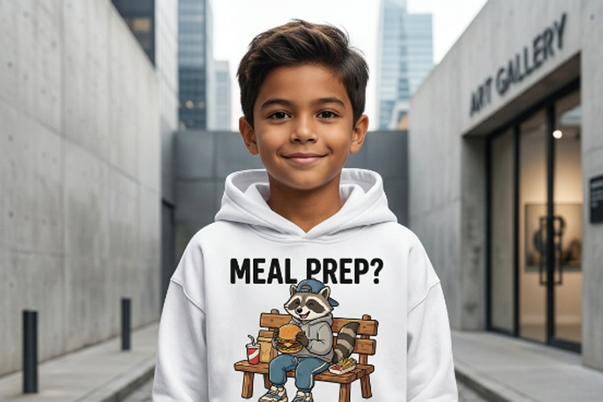 Funny Burger Fries Bench Clipart, a Shirt Mockup by Vector Stall (Photo 3 of 16)