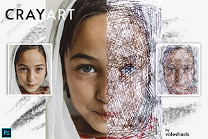 Crayart Photoshop Action