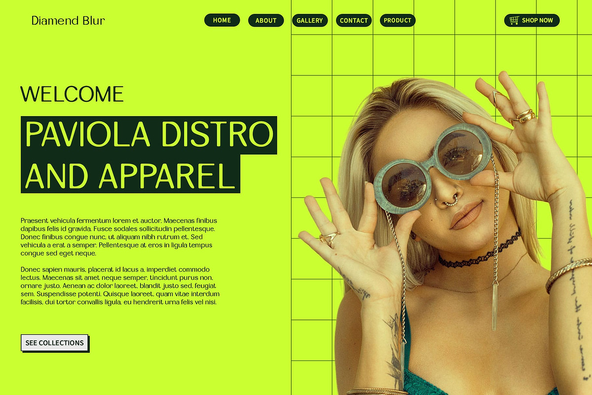 Diamend Blur, a Sans Serif Font by Craft Supply Co. (Photo 3 of 8)