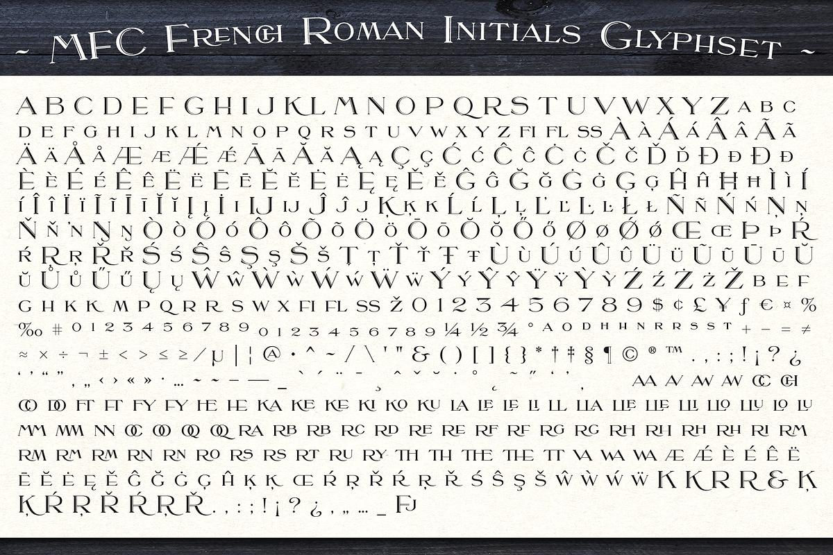 MFC French Roman preview 4