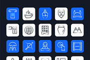Culture and Communities Icons, an Outline Icon by Brickclay (Thumbnail 7 of 7)