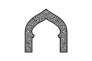 Islamic Arch Window Vector Bundle, an Illustration by yasushie (Thumbnail 9 of 51)